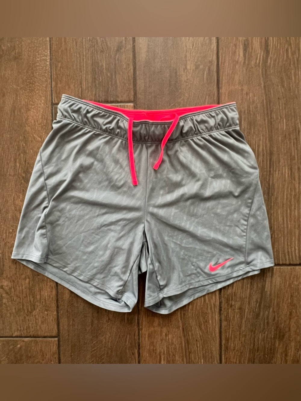 Nike Dri Fit Athletic Shorts Gray and Pink size XS